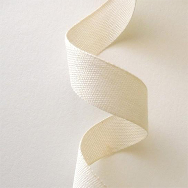 100% Natural Printed Cotton Ribbon, 5/8