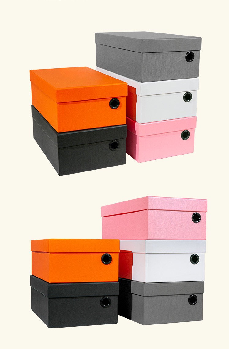 Cardboard shoe boxes