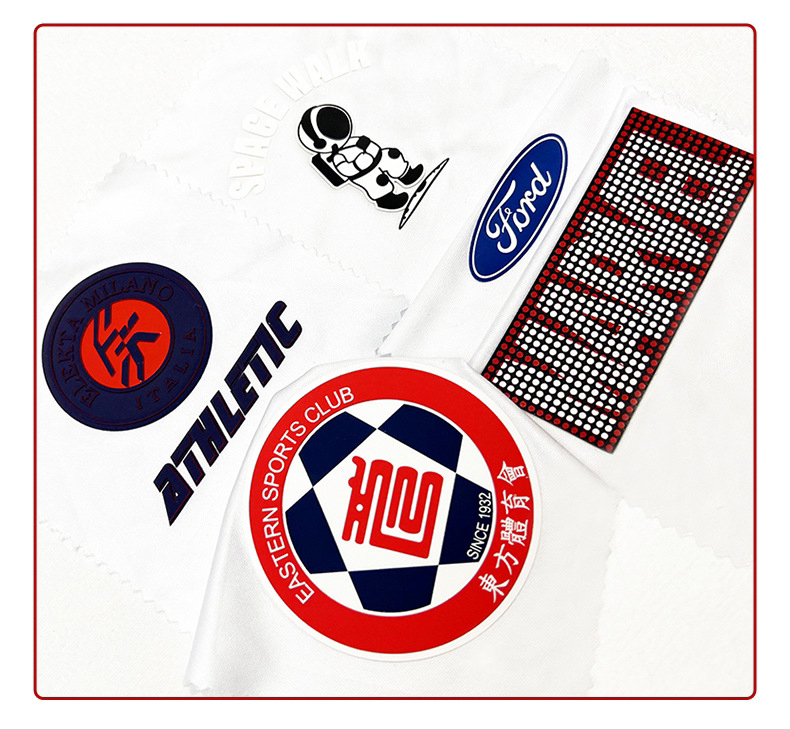 3D Silicone Transfer Label For Clothing Accessories